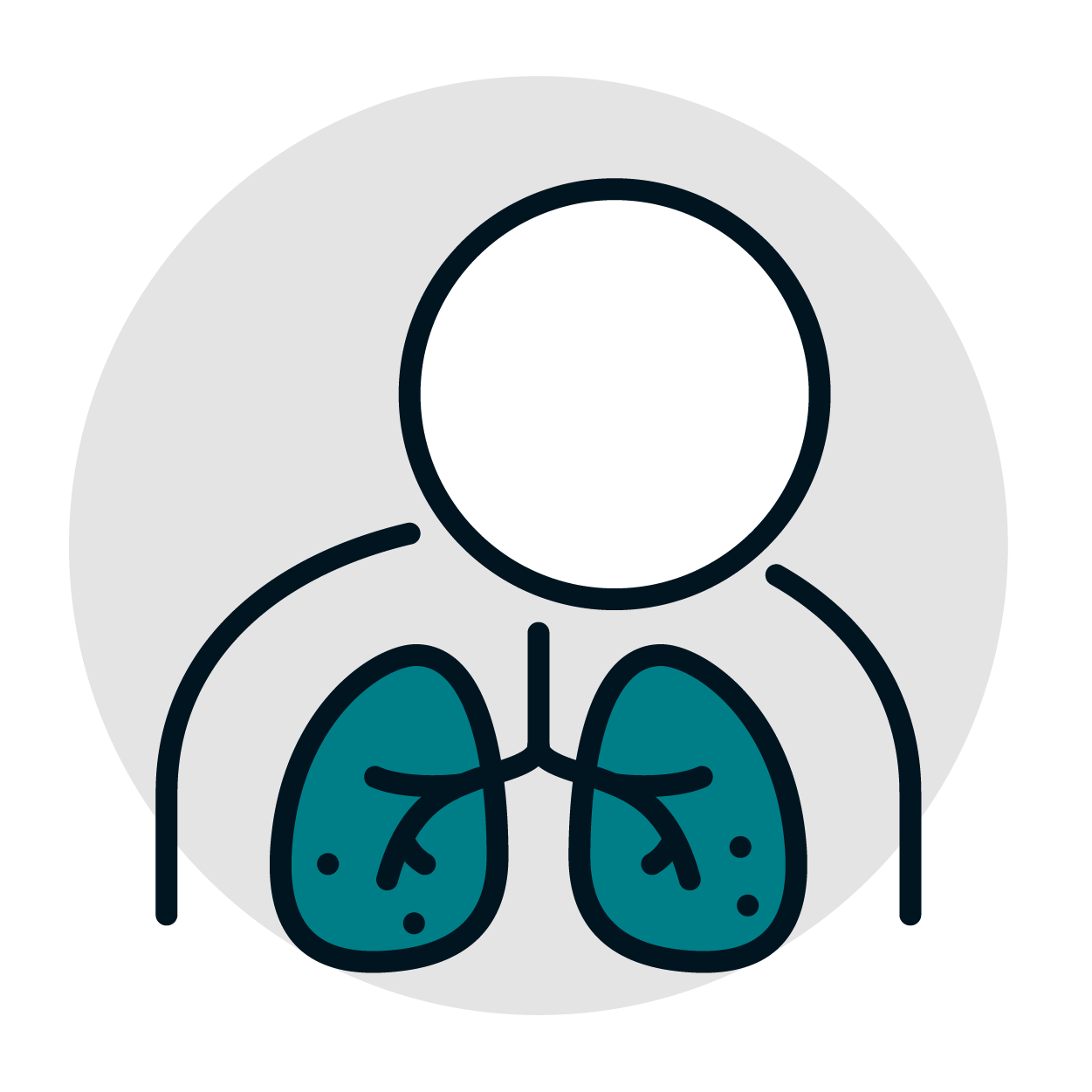 COPD and lung health icon