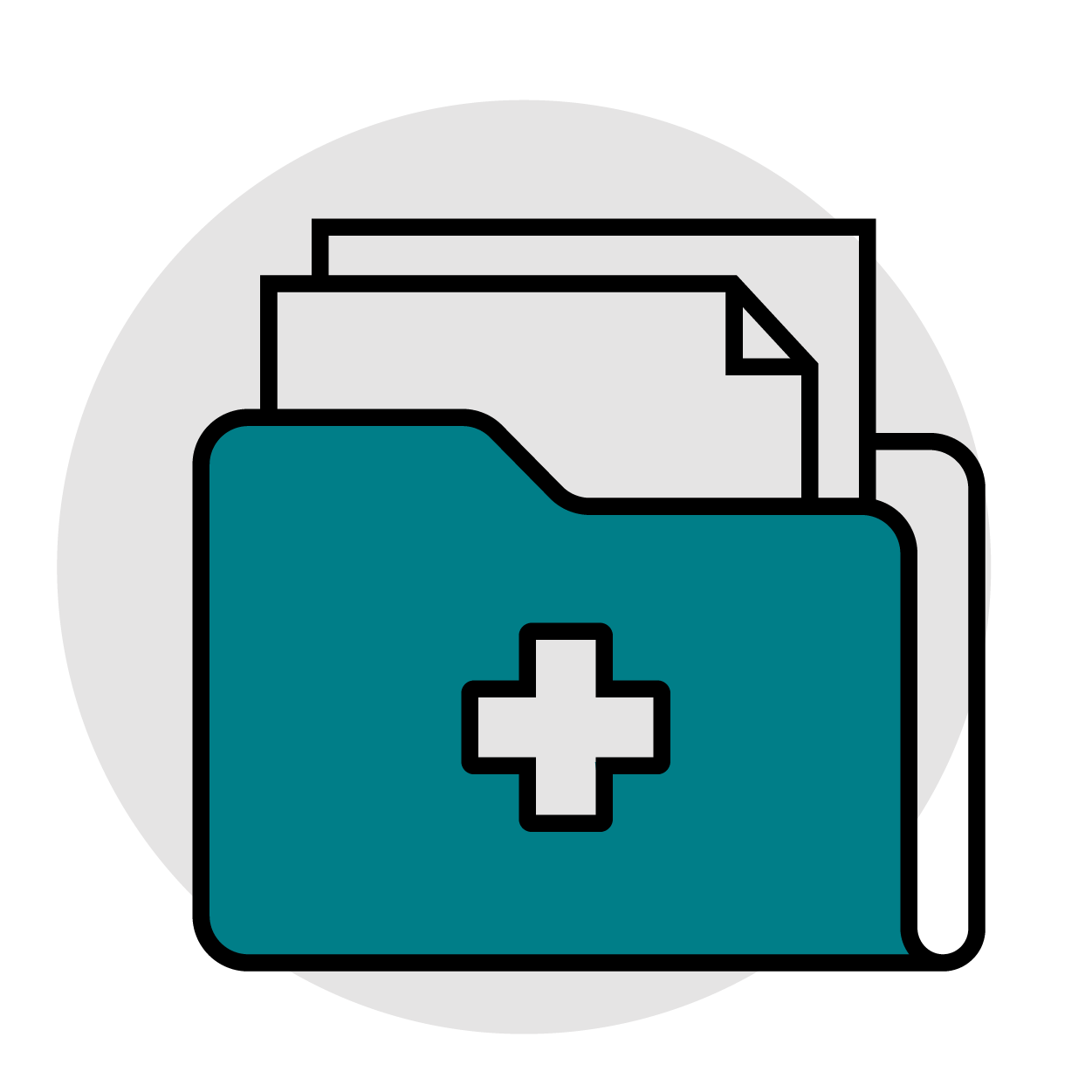 Medical files icon